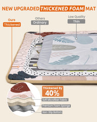 BICESTE height measurer integrated into the mat tracks growth through play.