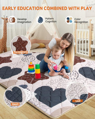 BICESTE non-slip bottom provides stable footing during active crawling.