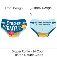 Big Dot of Happiness diaper raffle inserts for baby showers boost guest engagement.