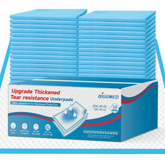 BIGGMED bed pad 40x36 coverage protects mattresses from leaks.