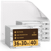 BIGGMED heavy-duty underpad 36x30 pack shot showing durable protection for beds and furniture