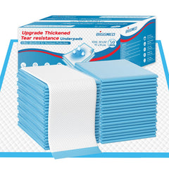 BIGGMED tear-resistant bed pad 36x36 protects surfaces and reduces leaks.