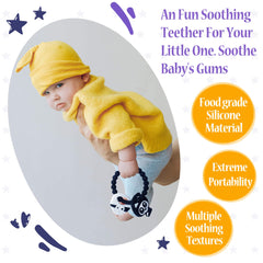 BIGSPINACH sensory necklace teether supports focus and self-soothing with a bold design.