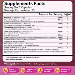 Close-up of the 18-in-1 formula with black cohosh and inositol