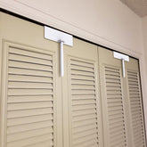 Billroad Metal Bifold Lock in front view for closet and cabinet safety