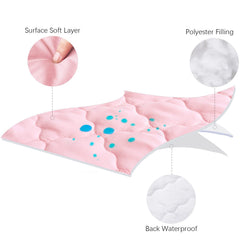 4-layer design adds soft padding while absorbing moisture for a comfortable sleep.