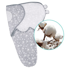 Ultra-soft cotton fabric keeps baby comfortable and breathable.