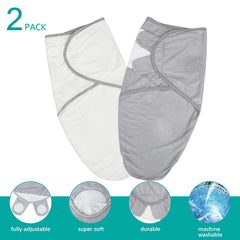 Biloban swaddle leg-pocket feature provides secure, gentle support for newborns