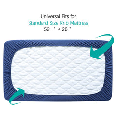 Biloban microfiber top layer is gentle on baby’s skin