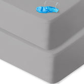 Biloban waterproof crib sheets 2-pack protect against spills and accidents.