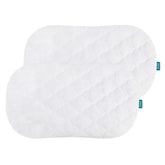Biloban halo bassinet-compatible-cover showing secure, snug fit for halo bassinet