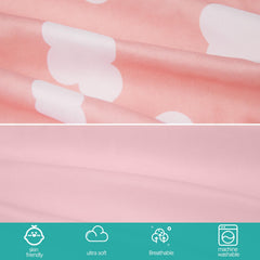 Biloban microfiber soft-breathable sheet enhances baby's surface