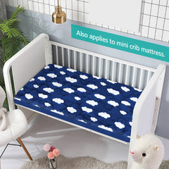 Soft micropeach top surface on Biloban protector for baby comfort.