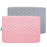 Biloban pack-n-play mattress protector with soft fabric for baby comfort.