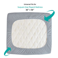 Biloban quilted padding detail shows plush support for naps.