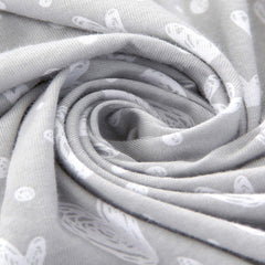 Biloban soft jersey knit cotton fabric feels breathable and gentle on skin