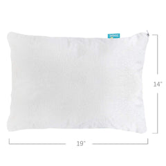 Biloban protector close-up of soft viscose bamboo fabric for quiet nights.