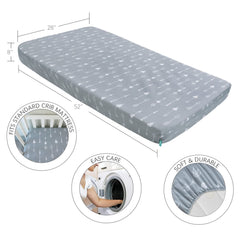 Biloban flat-sheet-45x60 fits standard toddler beds smoothly
