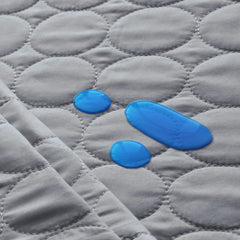 Biloban two-pack mattress pad for convenient, quick-clean protection.