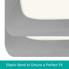 Biloban ultra-soft microfiber sheet delivers breathable comfort for naps.