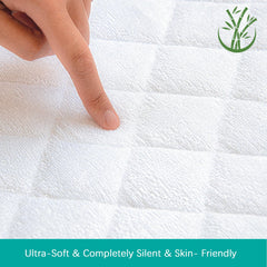 Biloban viscose fleece top surface enhances softness and comfort for baby sleep.