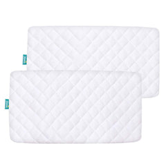 Biloban waterproof bassinet pad cover on Graco My View 4-in-1 bassinet for dry nights.