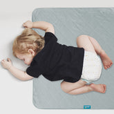 Biloban waterproof crib mattress protector 27x38 keeps crib surface dry overnight