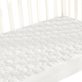 Biloban waterproof crib mattress protector guards against leaks for peaceful sleep