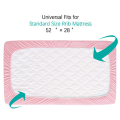 Biloban waterproof backing shields the mattress from urine and leaks.
