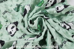 Bilokonda pattern-variations in grey, navy, pink, and green for nursery style.