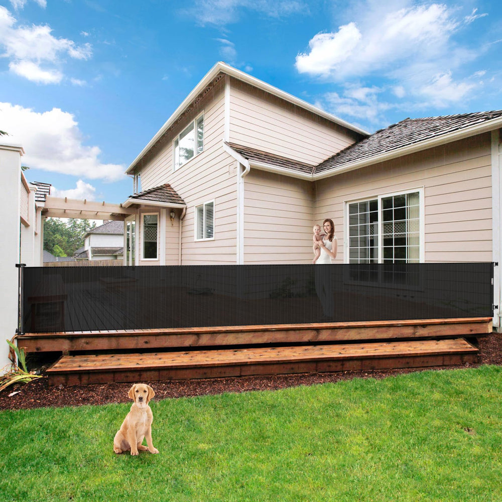 Bingguz 195inch extra-wide gate extended for wide openings, ideal for baby and pet barrier.