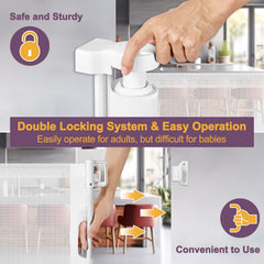 Bingguz one-handed operation with secure lock for quick adults access.