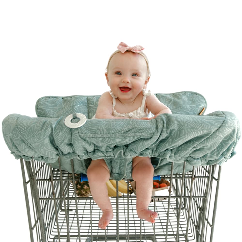 Binxy Baby Cushy Cart Cover provides 360-degree protection for shopping carts.