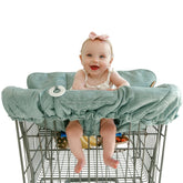 Binxy Baby Cushy Cart Cover provides 360-degree protection for shopping carts.