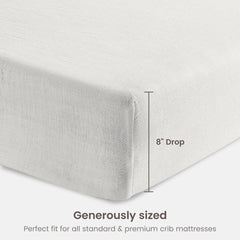 BIOWEAVES 5-inch pocket helps keep sheet in place.