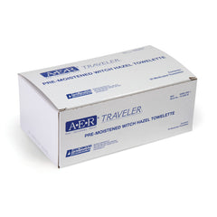 Birchwood Laboratories towelette foil packet provides single-use, mess-free cleansing.