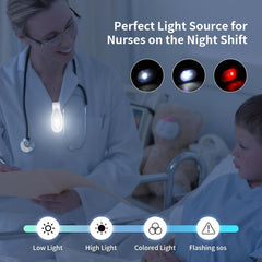 BirkinHome Rechargeable Nurse Light Clip-On keeps you powered through shifts.