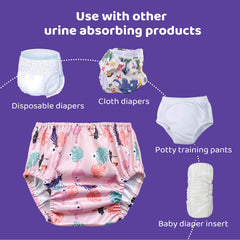 BISENKID night protection pants designed to help contain leaks at bedtime.