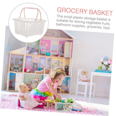 BIUDECO durable plastic storage basket resists deformation for long-term use.