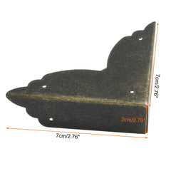 Bivethoi zinc alloy edge cover highlights retro cabinet corners while guarding furniture