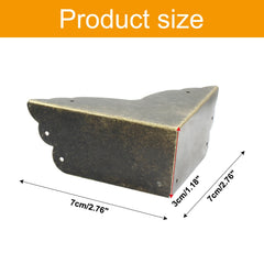 Bivethoi bronze edge cover protects desk corners while adding antique flair.