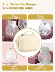 Bjabtan wearable pump case holds two pumps securely for on the go use.