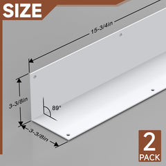 BJADE'S corner guards installed on vinyl siding corners protect edges.