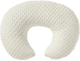 Blackleaf Baby nursing pillow cover front view shows ultra-soft plush fabric for gentle feeding sessions.