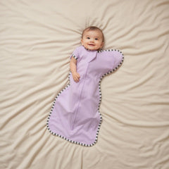 Blackleaf Baby swaddle arm-up design close-up showing snug fit