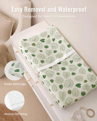 Blissful Diary contoured anti-roll sides help keep baby secure during changes.