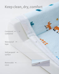 Blissful Diary safety-belt with quick-release adds extra security.