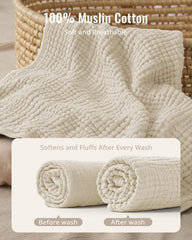 Blissful Diary lamb hooded towel with cozy hood for post-bath warmth
