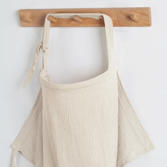 Blissful Diary muslin nursing cover in cream, breathable privacy during feeding.