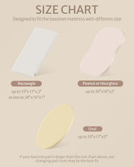 Blissful Diary two-pack bassinet sheets simplify changing and styling.